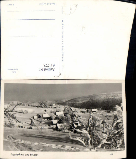 611773,Foto Ak Altenberg Schellerhau i. Erzgebirge Winteransicht