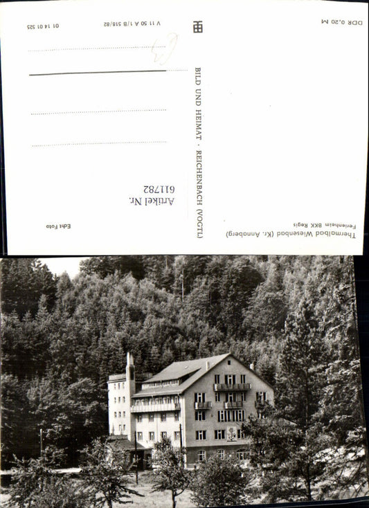 611782,Foto Ak Thermalbad Wiesenbad Annaberg Ferienheim BKK Regis