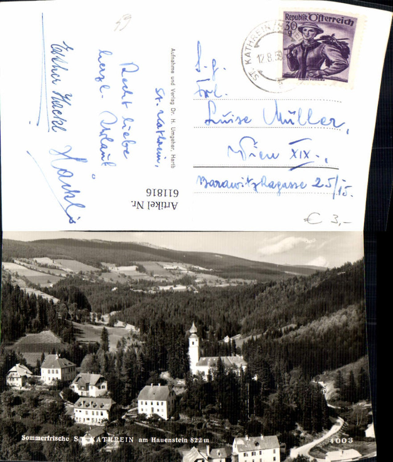 Alte Ansichtskarte – Old Postcard