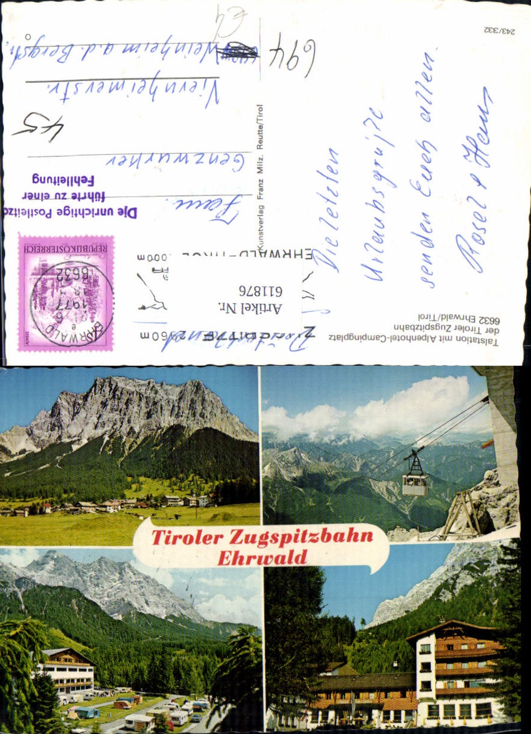 Alte Ansichtskarte – Old Postcard