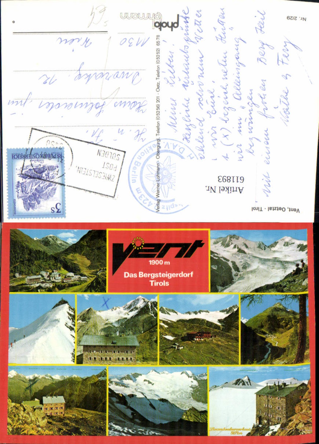 Alte Ansichtskarte – Old Postcard