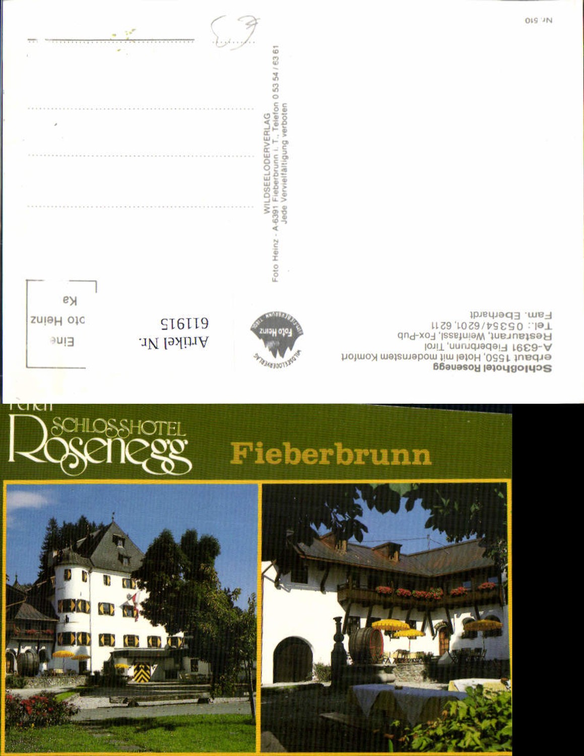 Alte Ansichtskarte – Old Postcard
