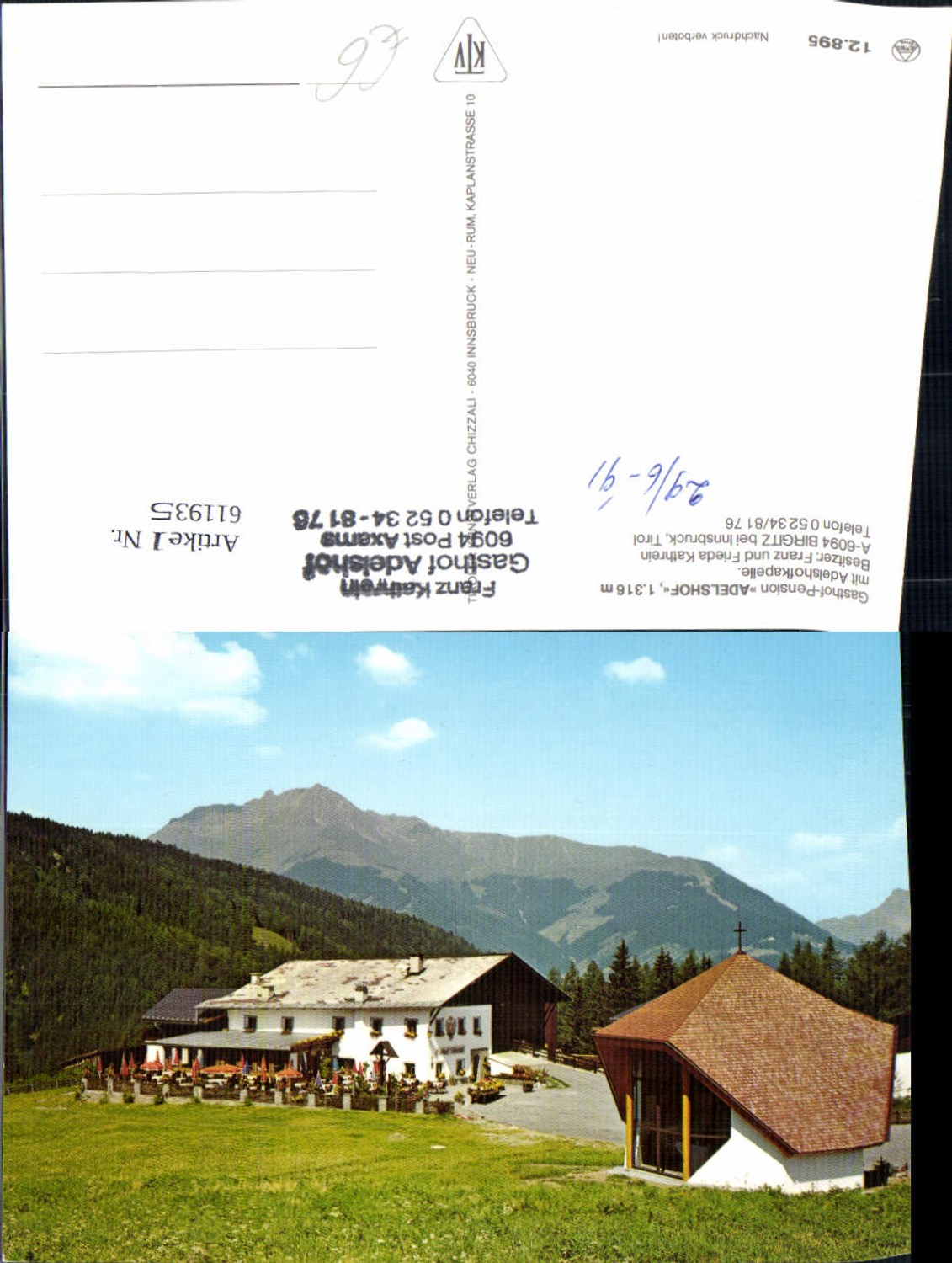 Alte Ansichtskarte – Old Postcard