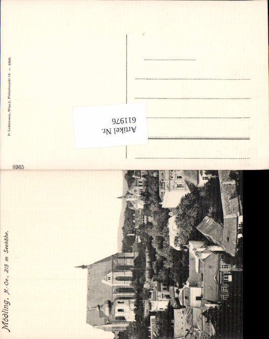 611976,tolle AK Mödling bei Wien pub Ledermann 8965