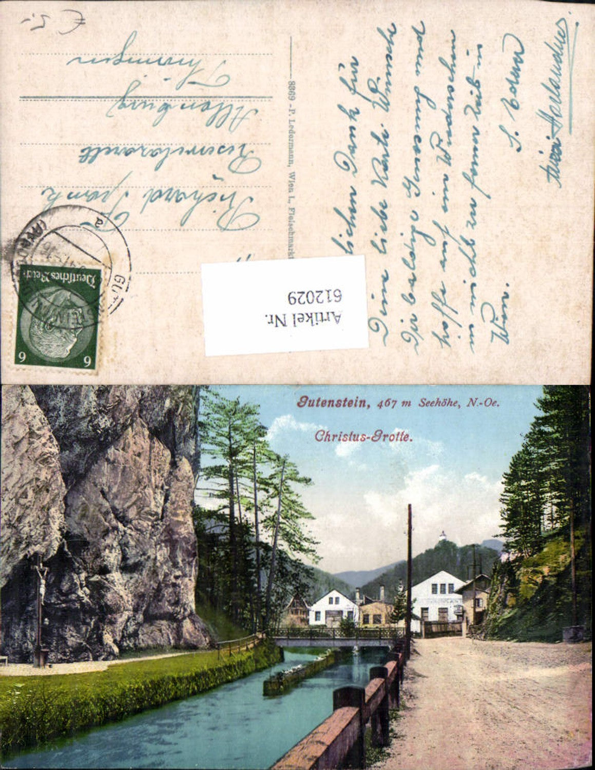 612029,Gutenstein Christus Grotte pub Ledermann 8369