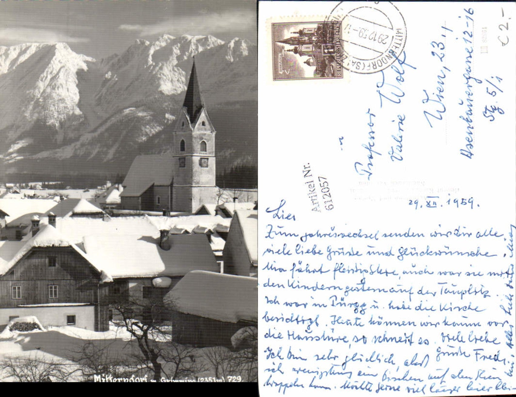 Alte Ansichtskarte – Old Postcard