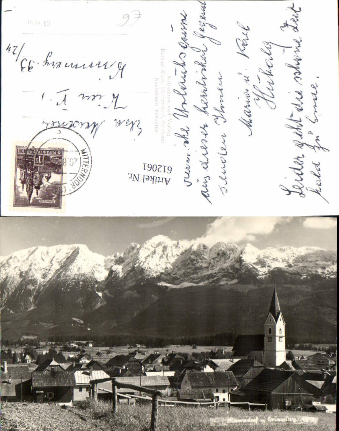 Alte Ansichtskarte – Old Postcard