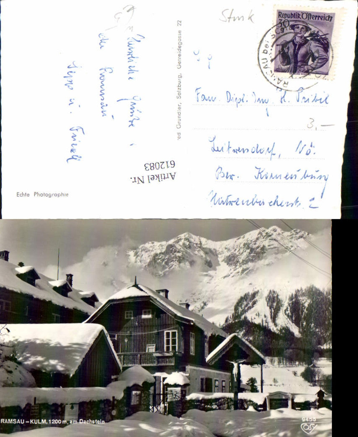 Alte Ansichtskarte – Old Postcard