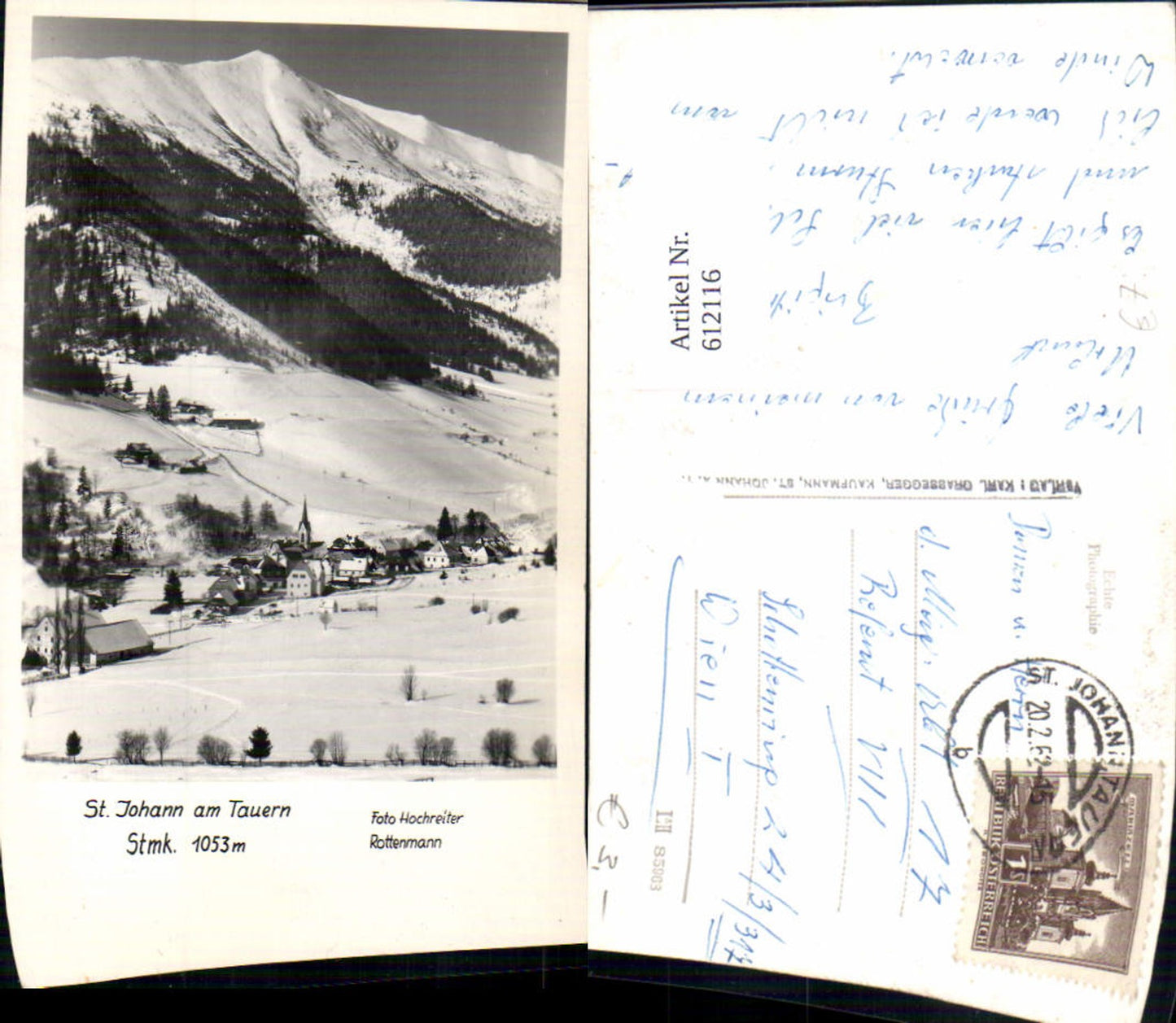 Alte Ansichtskarte – Old Postcard