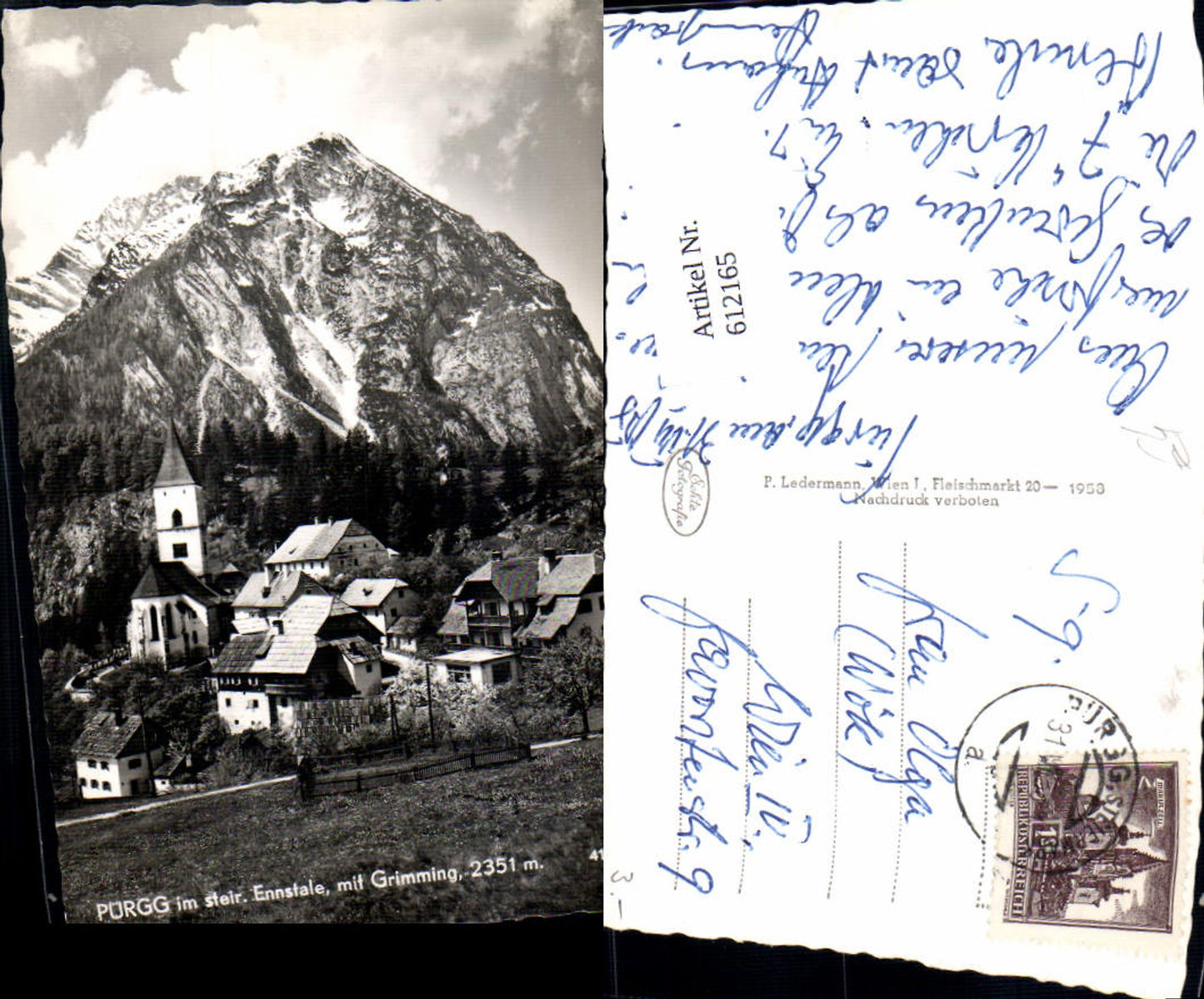 Alte Ansichtskarte – Old Postcard