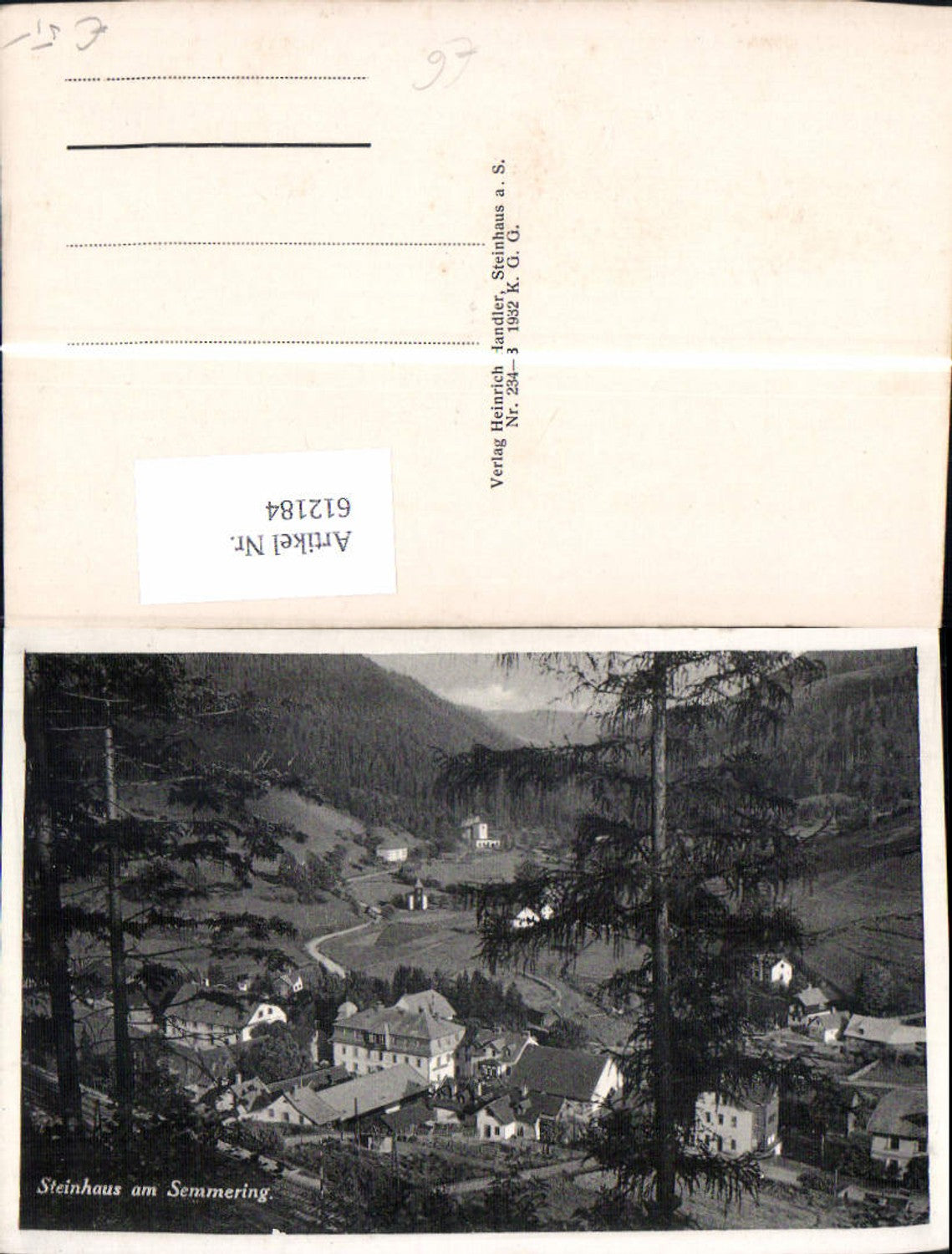 Alte Ansichtskarte – Old Postcard