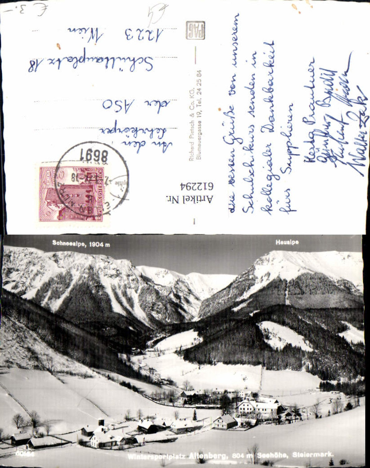 Alte Ansichtskarte – Old Postcard