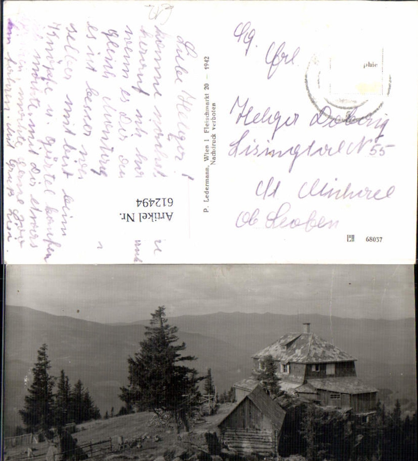 Alte Ansichtskarte – Old Postcard