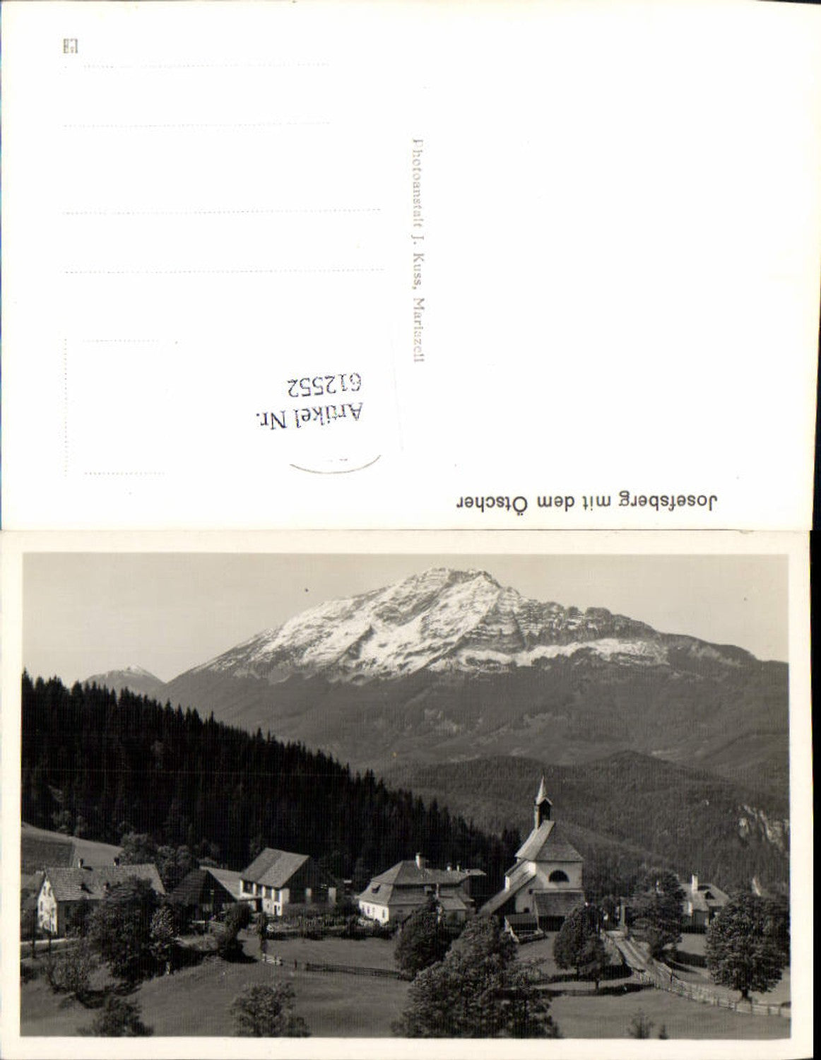 612552,Josefsberg bei Wienerbruck am Ötscher