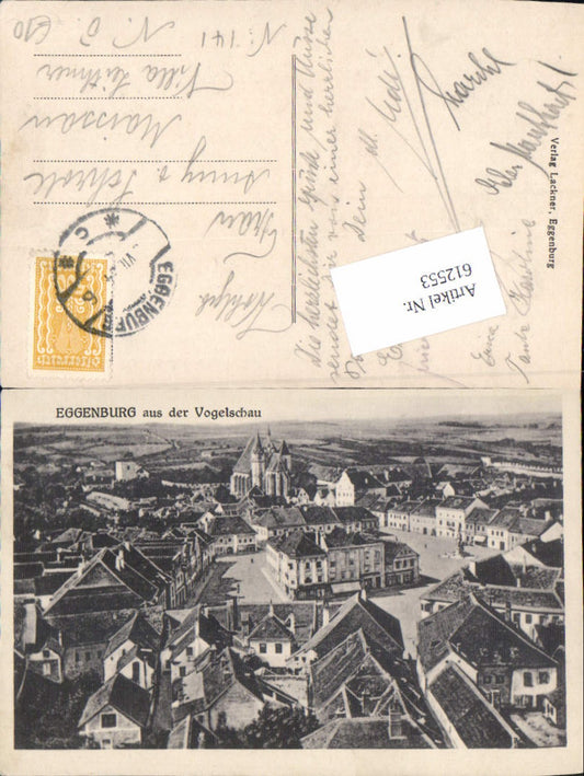 612553,Eggenburg aus der Vogelschau