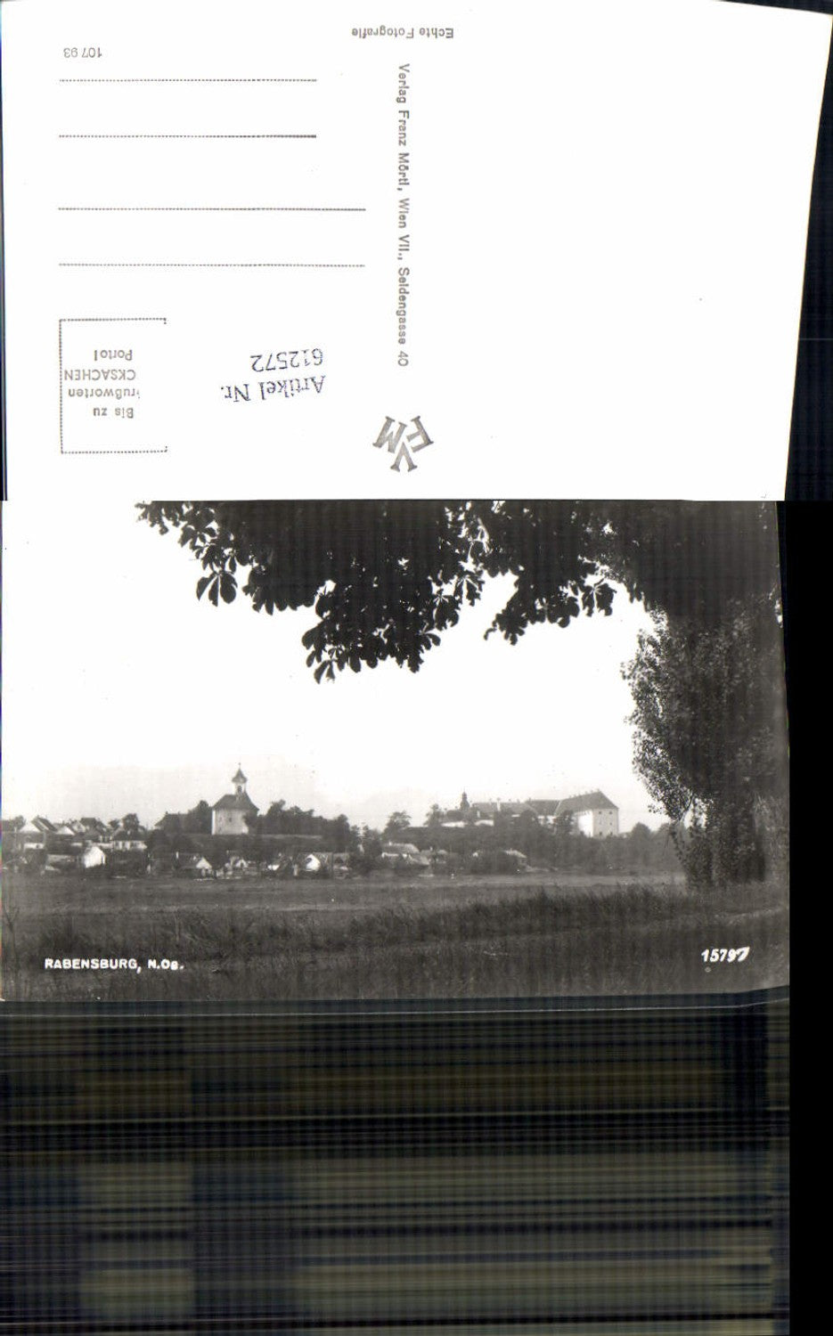 612572,tolle Foto-AK Rabensburg an der Pielach