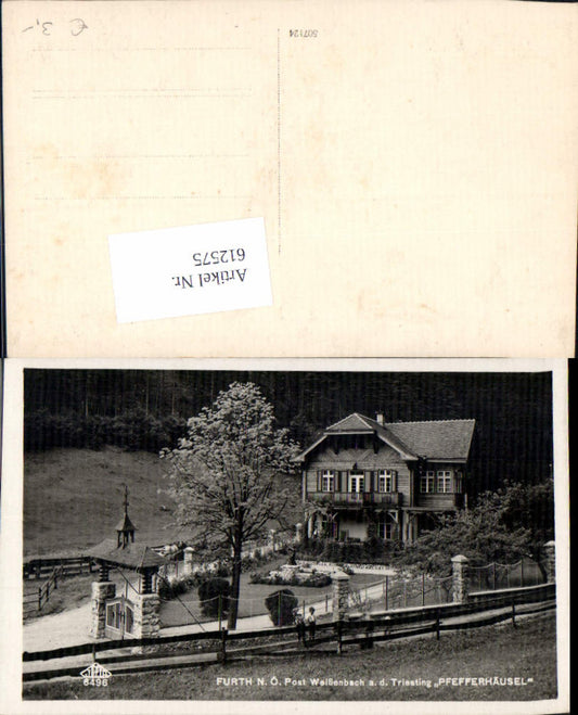 612575,tolle Foto-AK Furth bei Weißenbach an der Triesting Pfefferhäusel