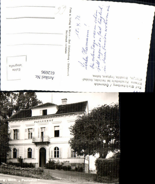 Alte Ansichtskarte – Old Postcard