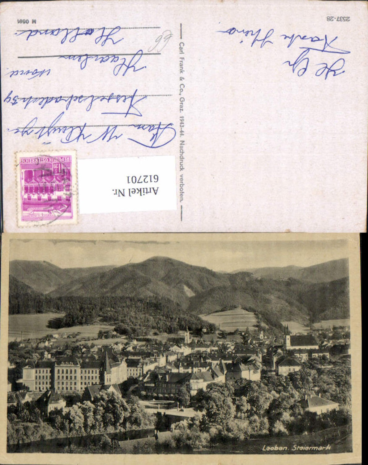 Alte Ansichtskarte – Old Postcard