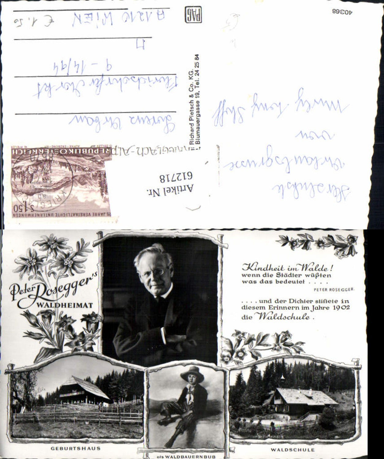 Alte Ansichtskarte – Old Postcard