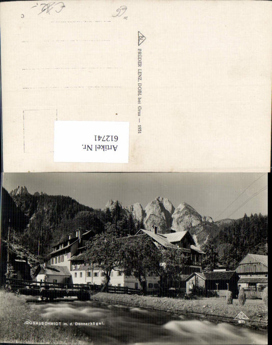 612741,Foto Ak Gosau Gosauschmidt Gosauschmied m. d. Donnerkögel