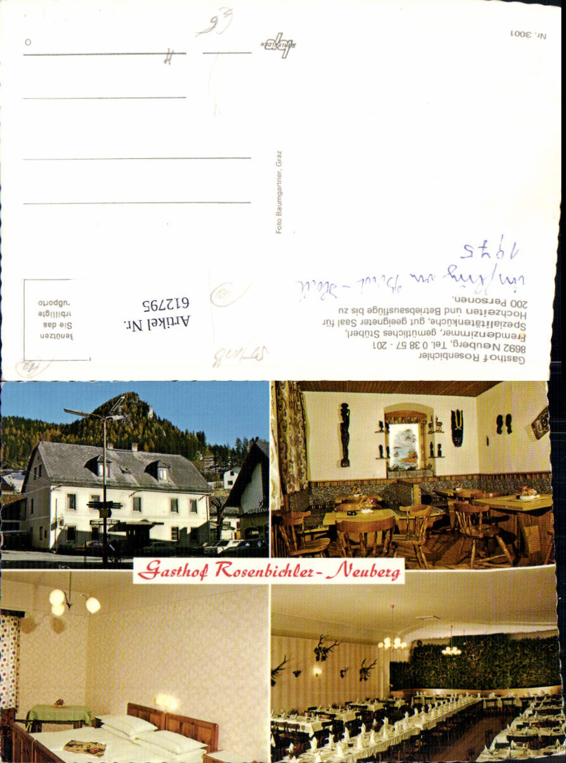 Alte Ansichtskarte – Old Postcard