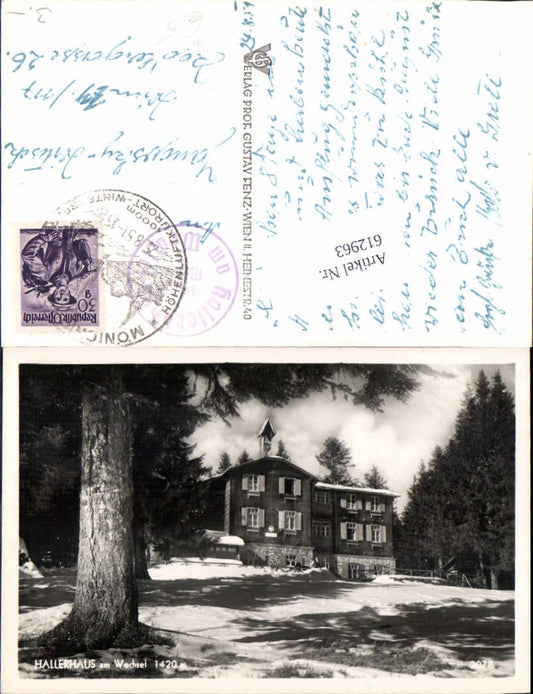 612963,Hallerhaus bei Mönichkirchen am Wechsel