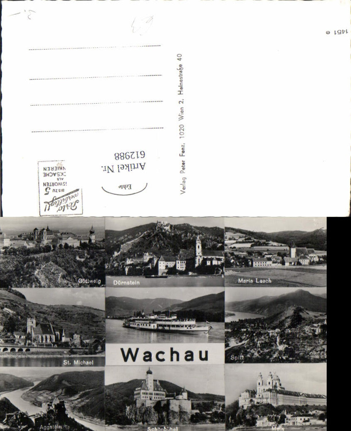 612988,Wachau Aggstein Spitz Melk Maria Laach Göttweig Dürnstein St. Michael