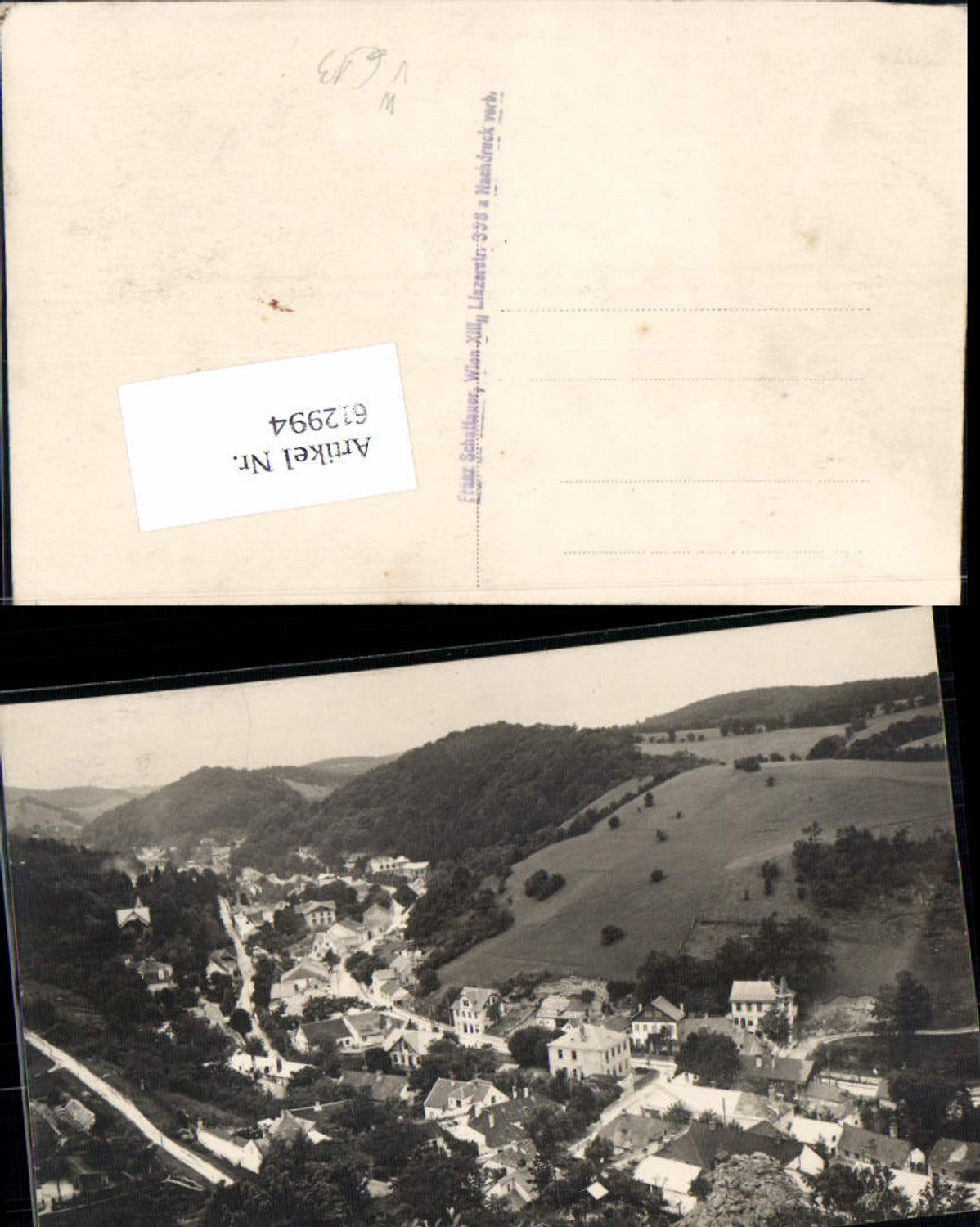 612994,tolle Foto-AK Kaltenleutgeben pub Franz Schattauer Wien XIII