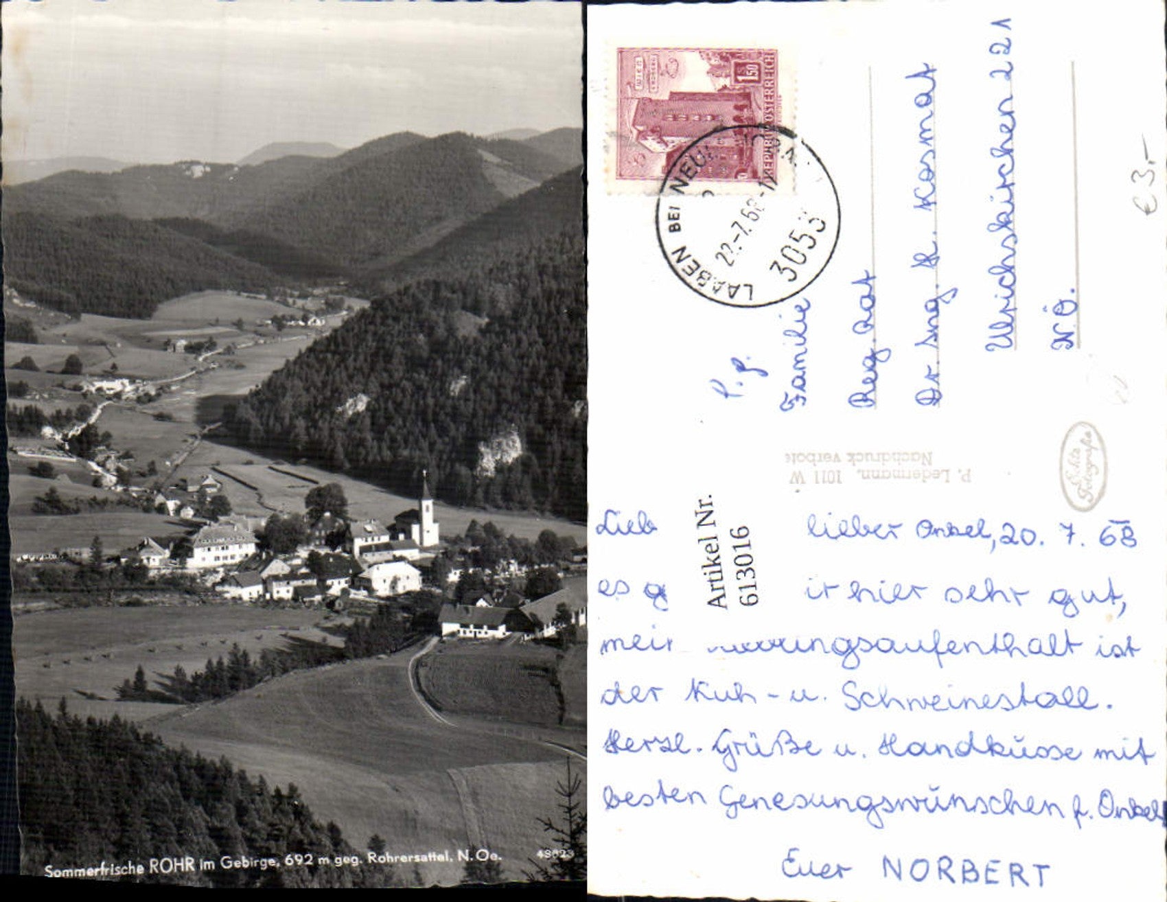 Alte Ansichtskarte – Old Postcard