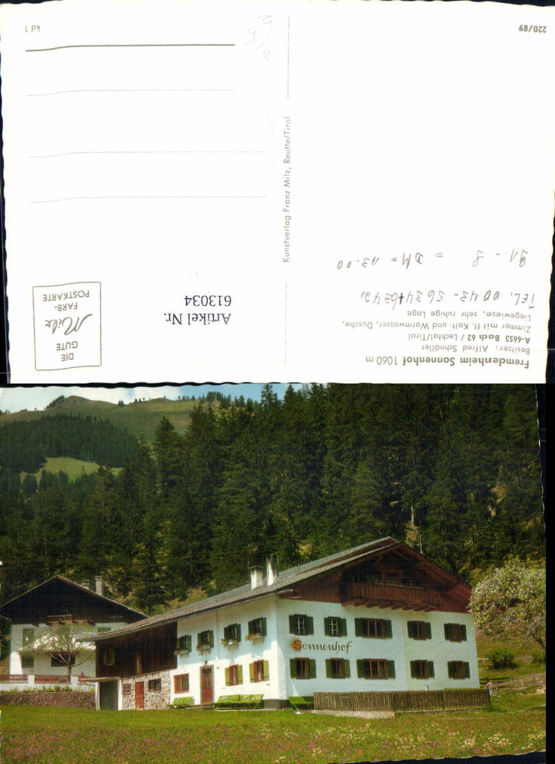 Alte Ansichtskarte – Old Postcard