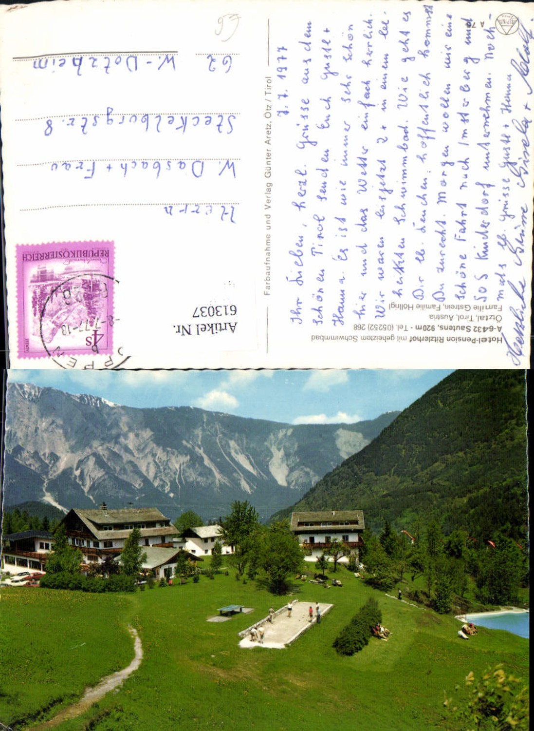 Alte Ansichtskarte – Old Postcard