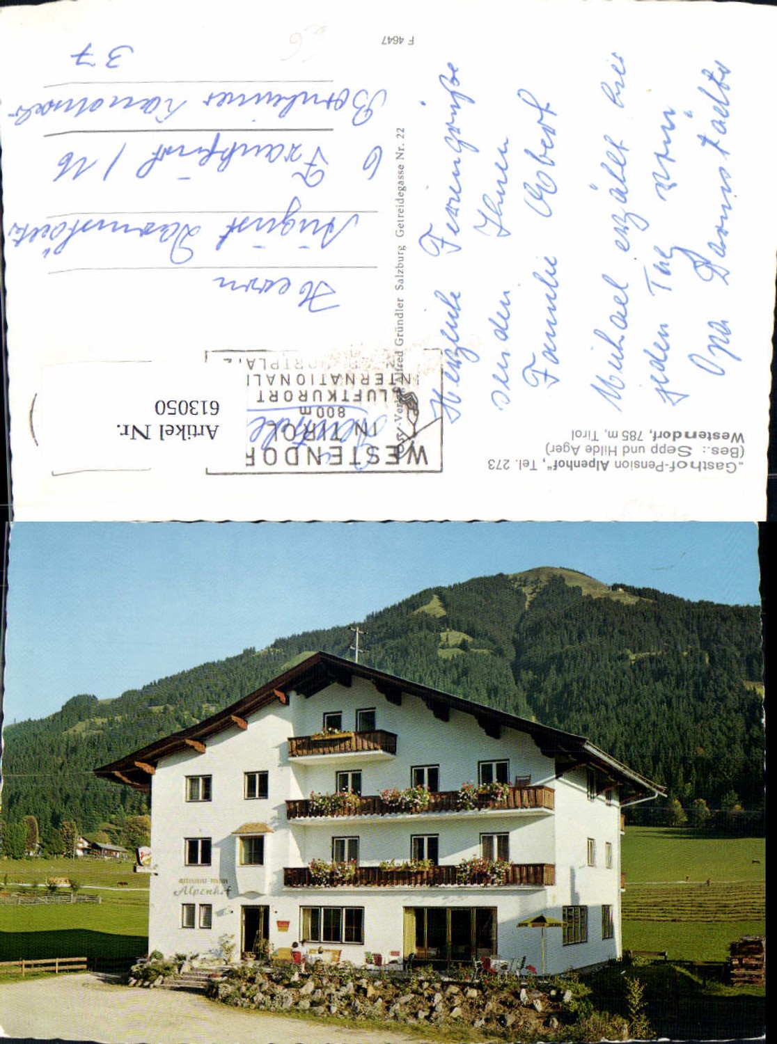 Alte Ansichtskarte – Old Postcard
