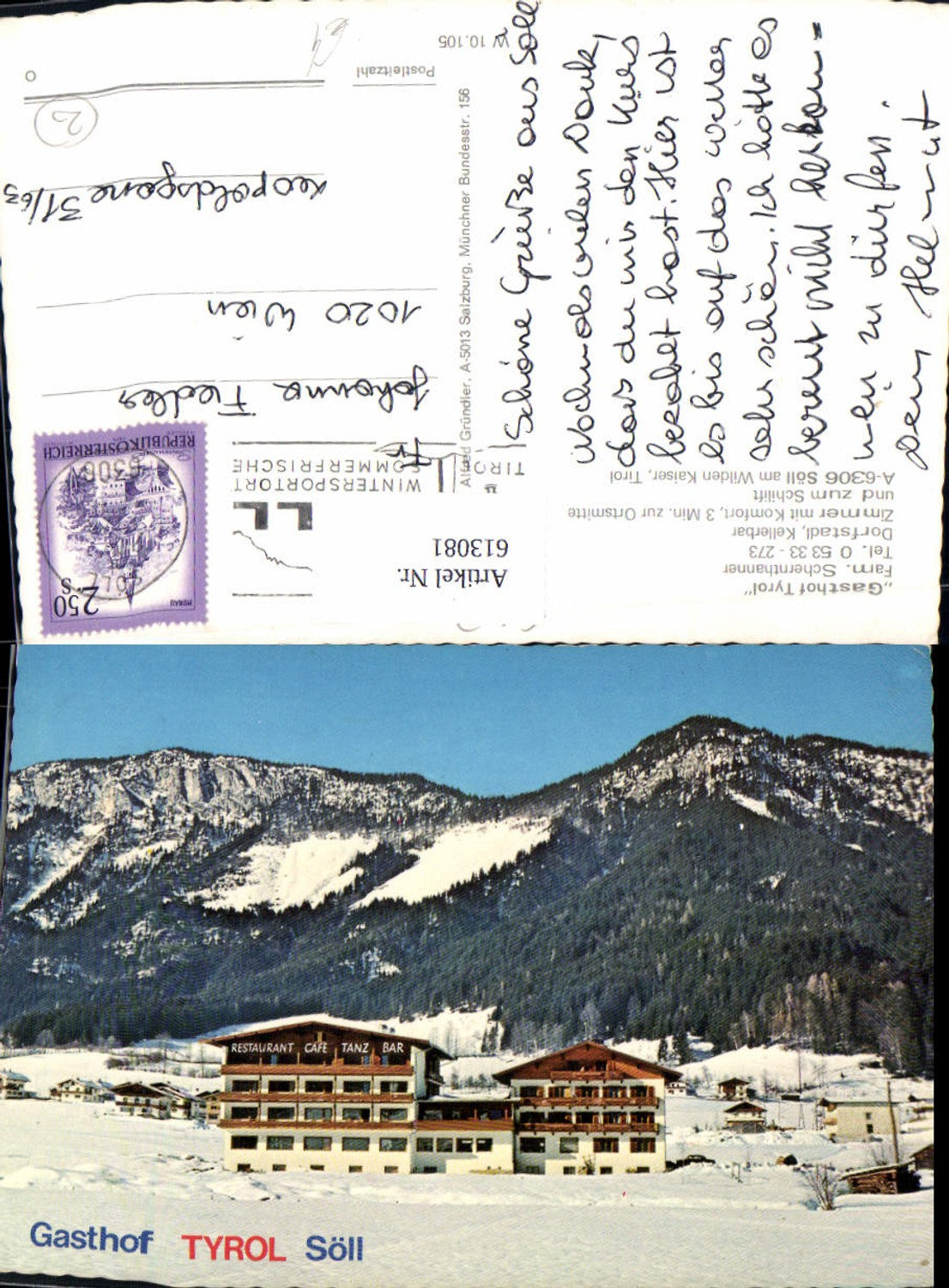 Alte Ansichtskarte – Old Postcard