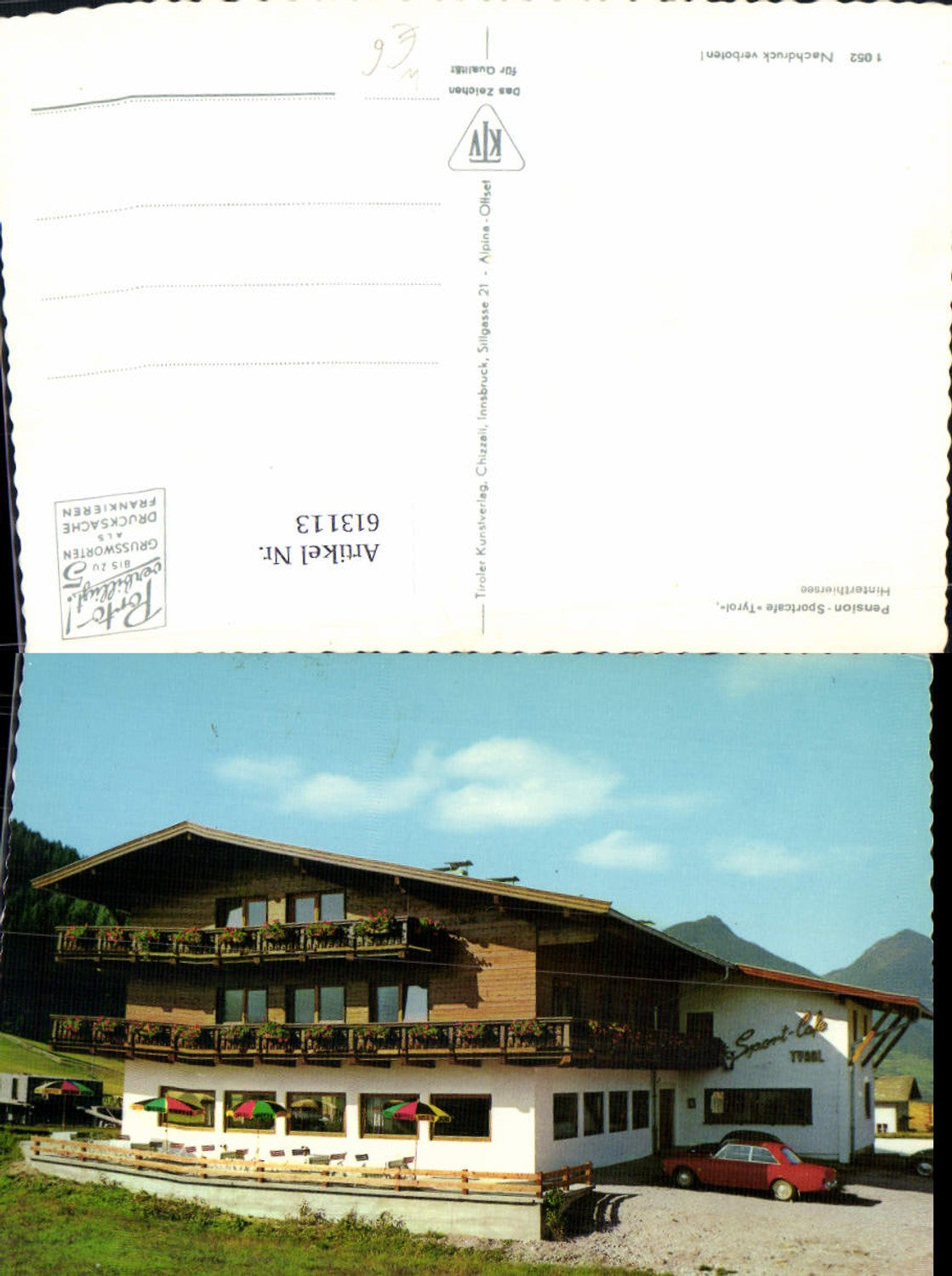 Alte Ansichtskarte – Old Postcard