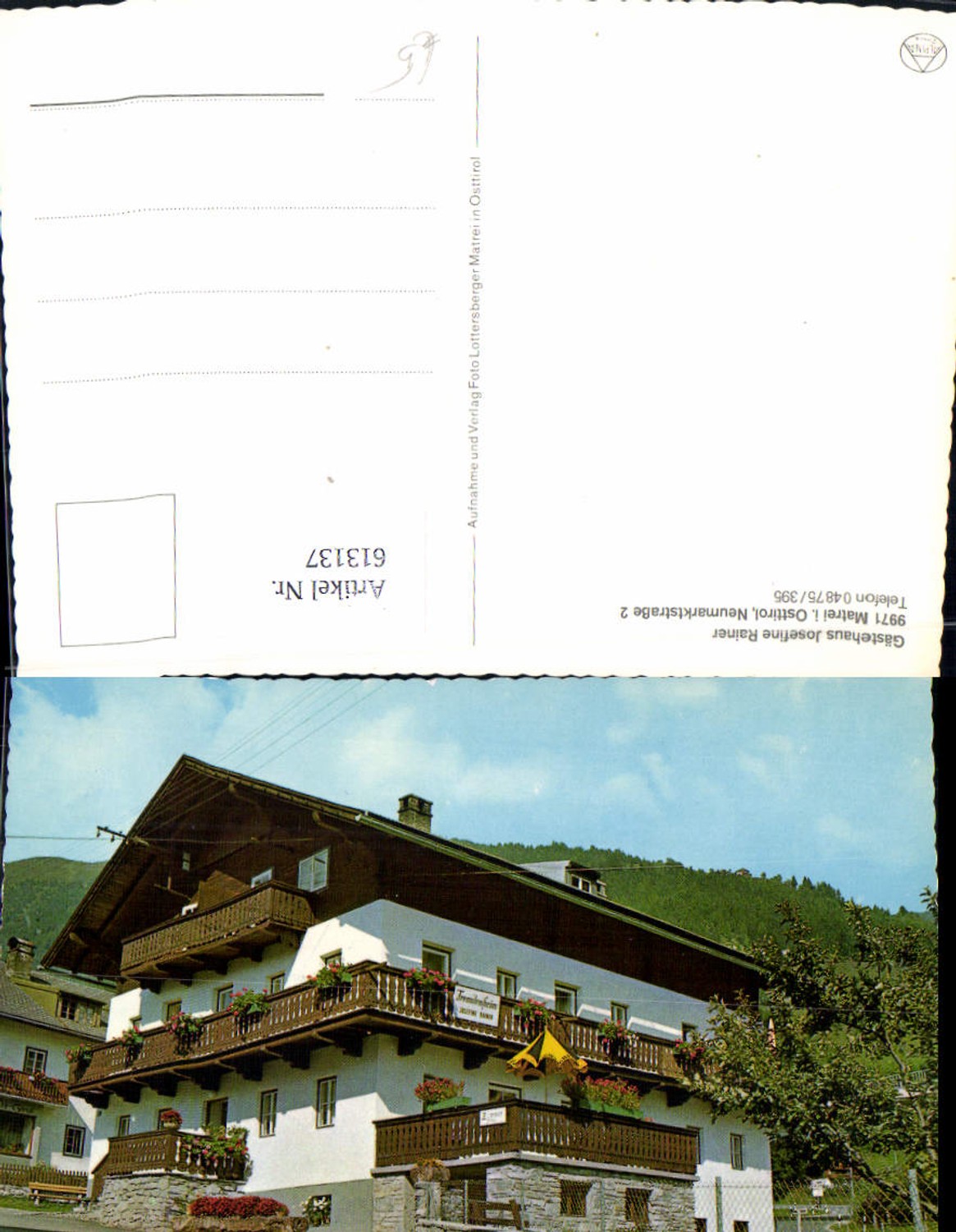 Alte Ansichtskarte – Old Postcard