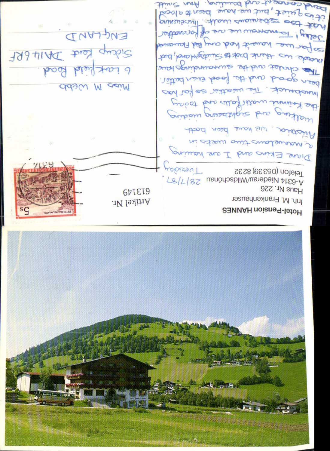 Alte Ansichtskarte – Old Postcard