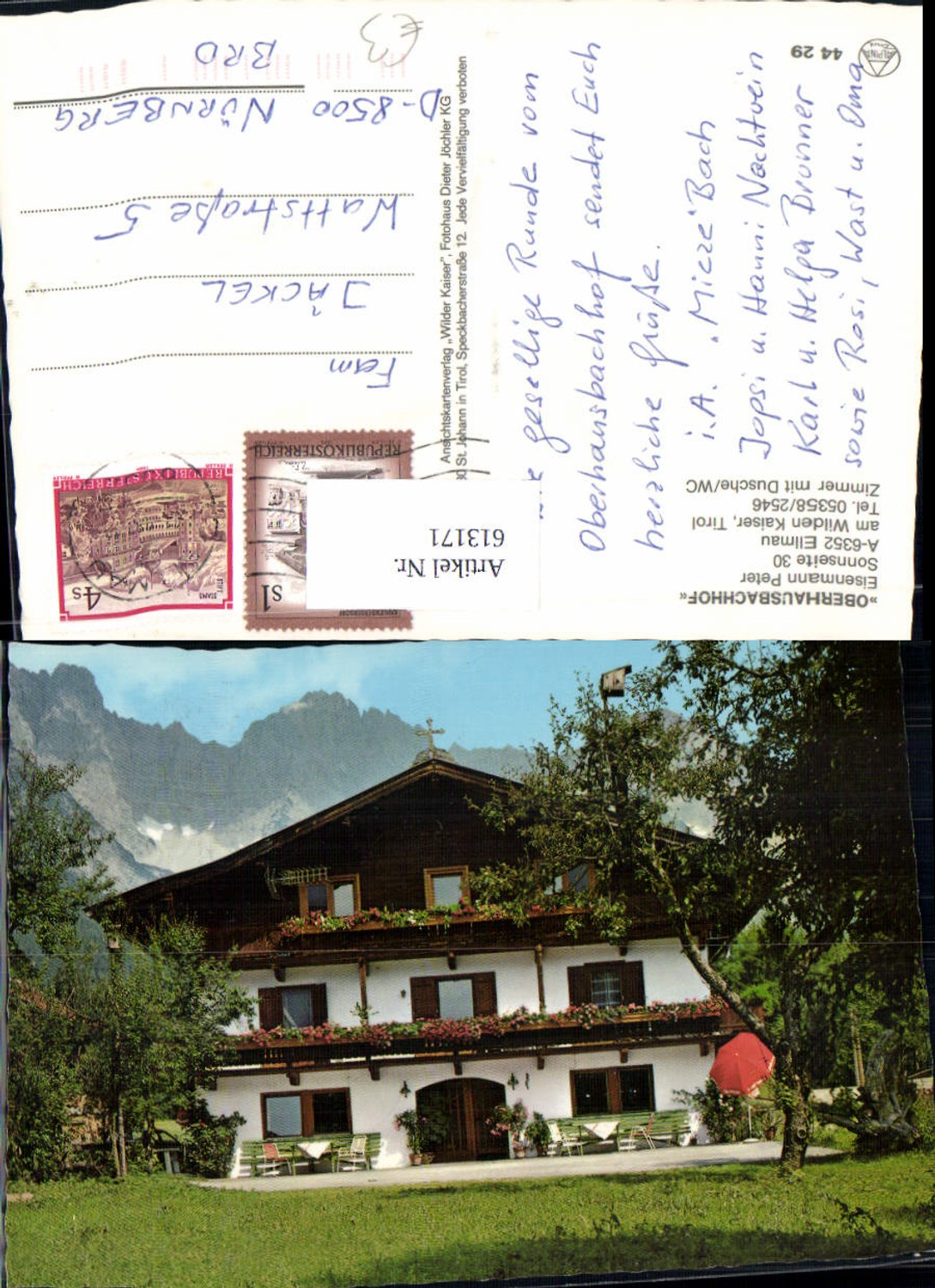 Alte Ansichtskarte – Old Postcard