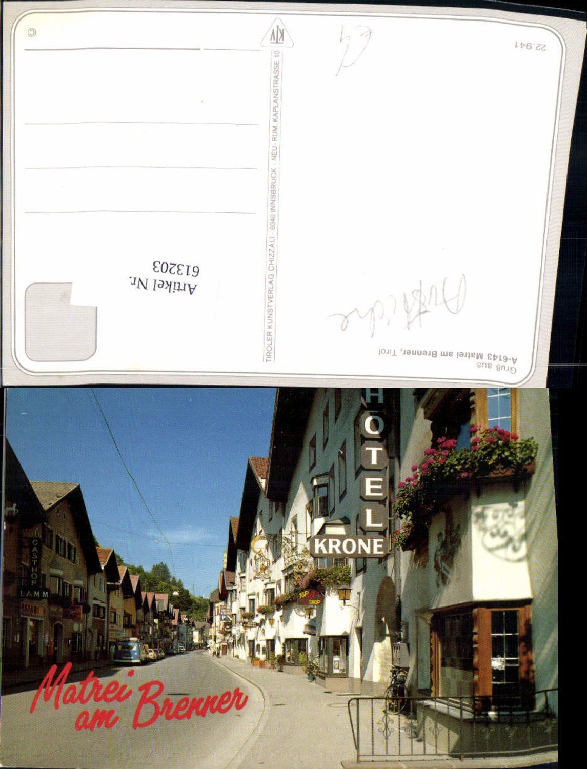 Alte Ansichtskarte – Old Postcard