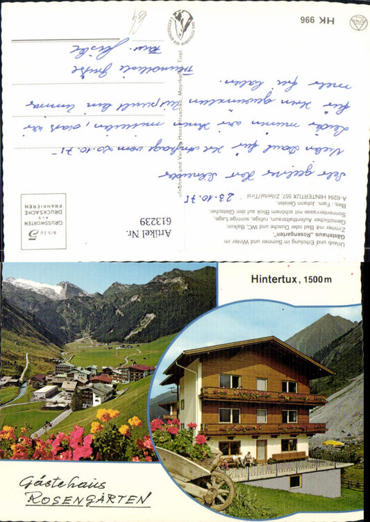 Alte Ansichtskarte – Old Postcard