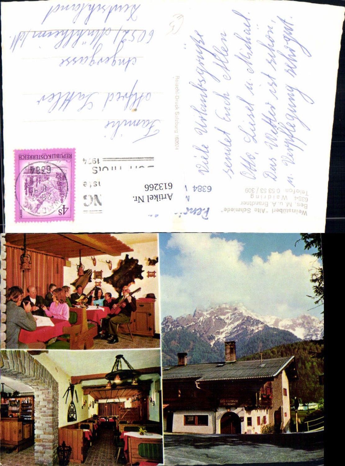 Alte Ansichtskarte – Old Postcard
