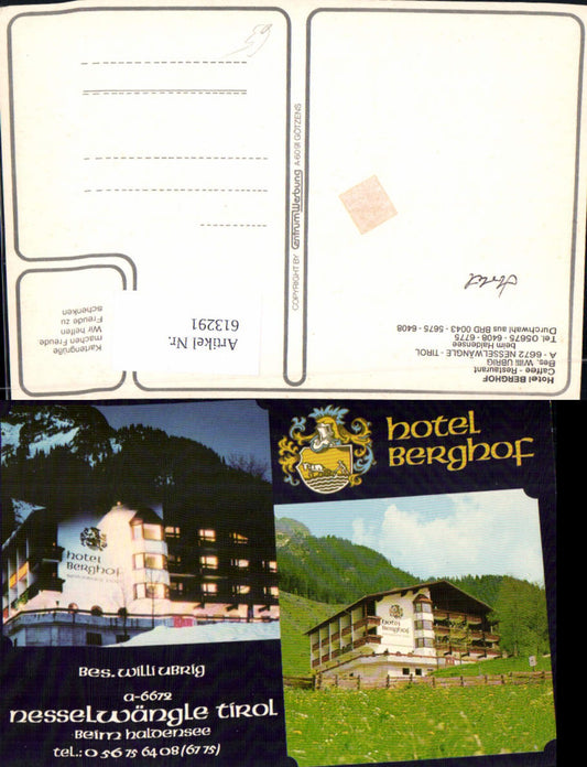 Alte Ansichtskarte – Old Postcard