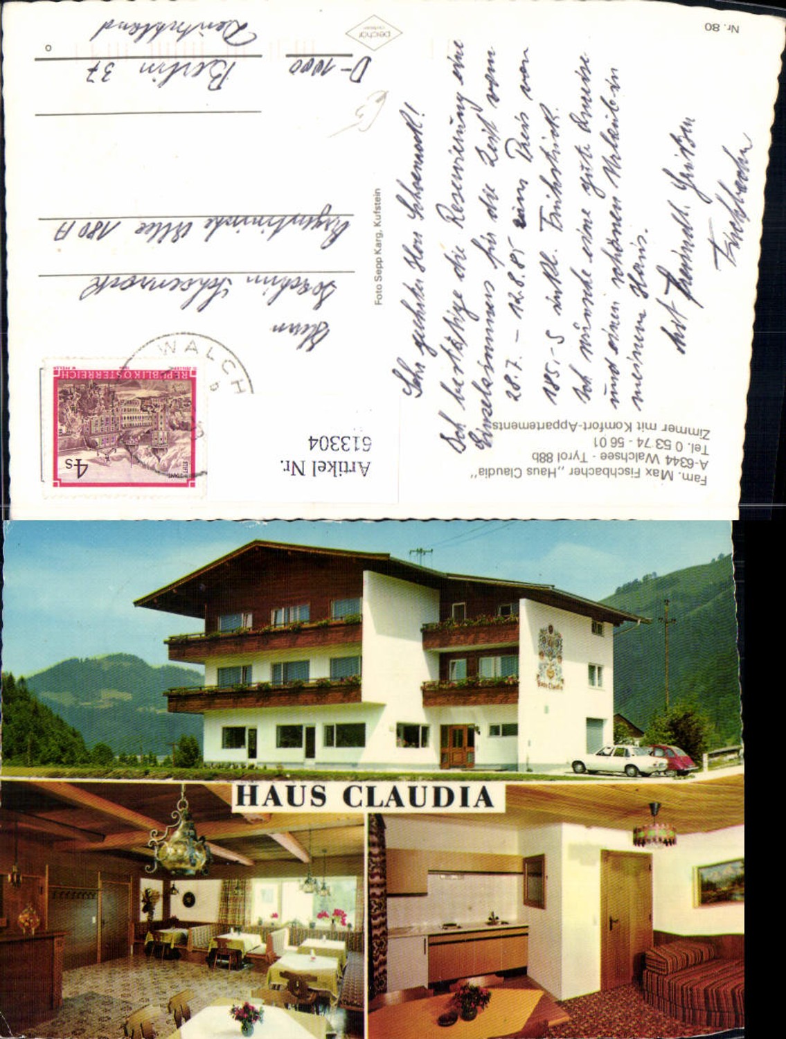 Alte Ansichtskarte – Old Postcard