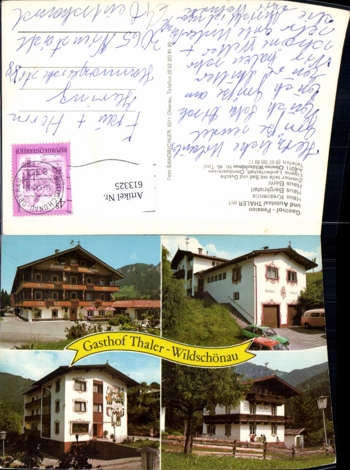 Alte Ansichtskarte – Old Postcard