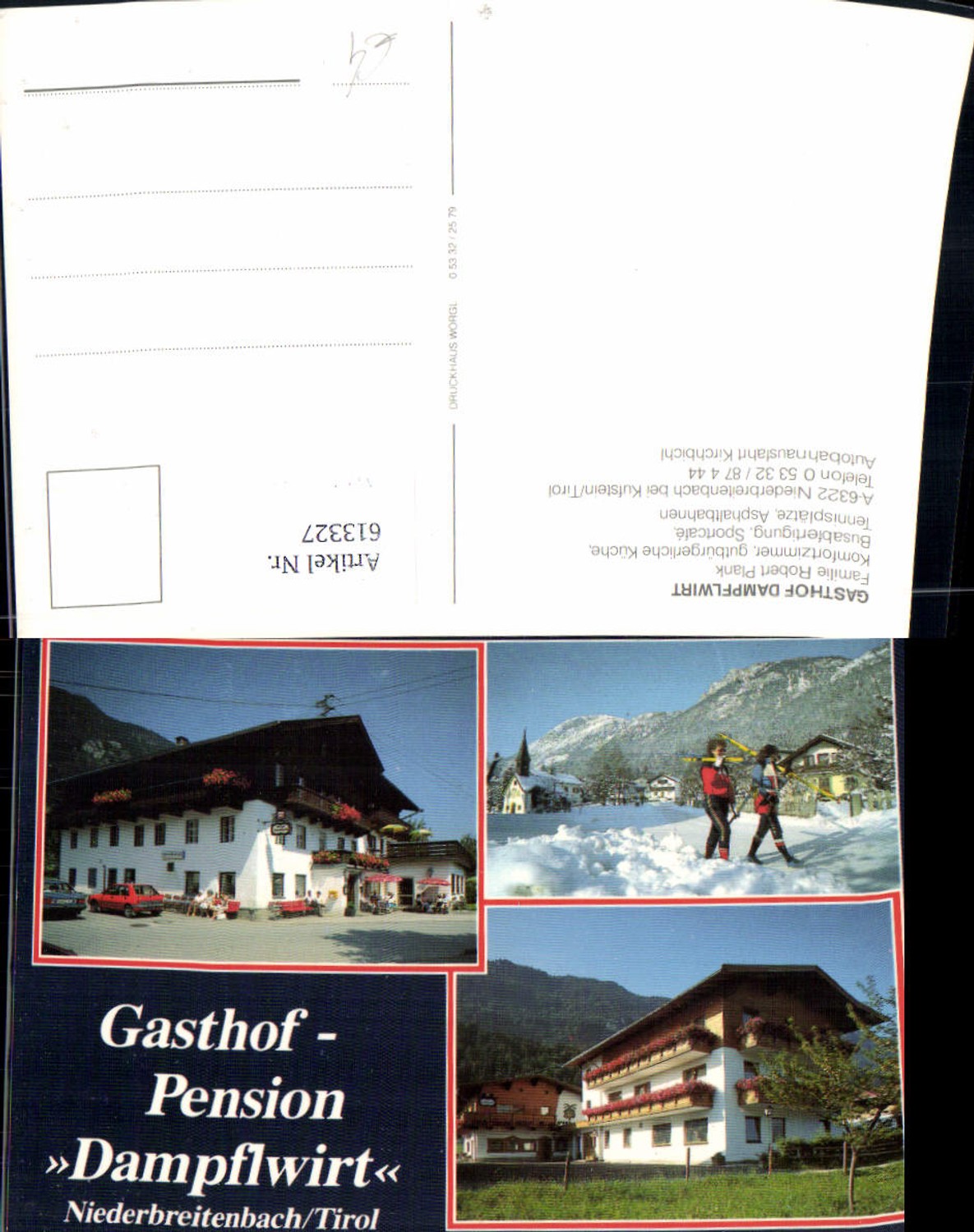 Alte Ansichtskarte – Old Postcard