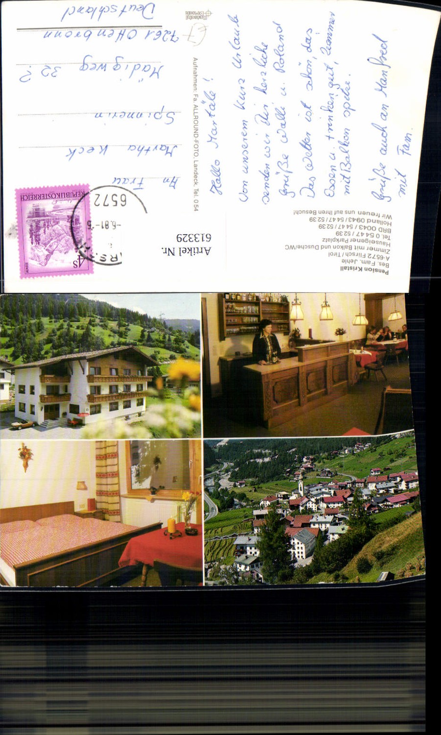Alte Ansichtskarte – Old Postcard