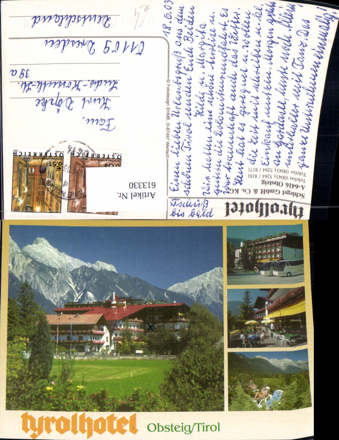 Alte Ansichtskarte – Old Postcard