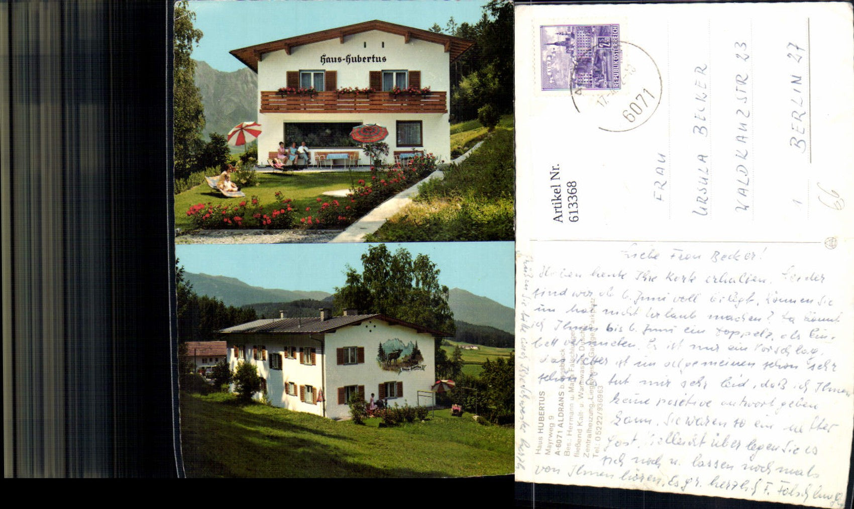 Alte Ansichtskarte – Old Postcard
