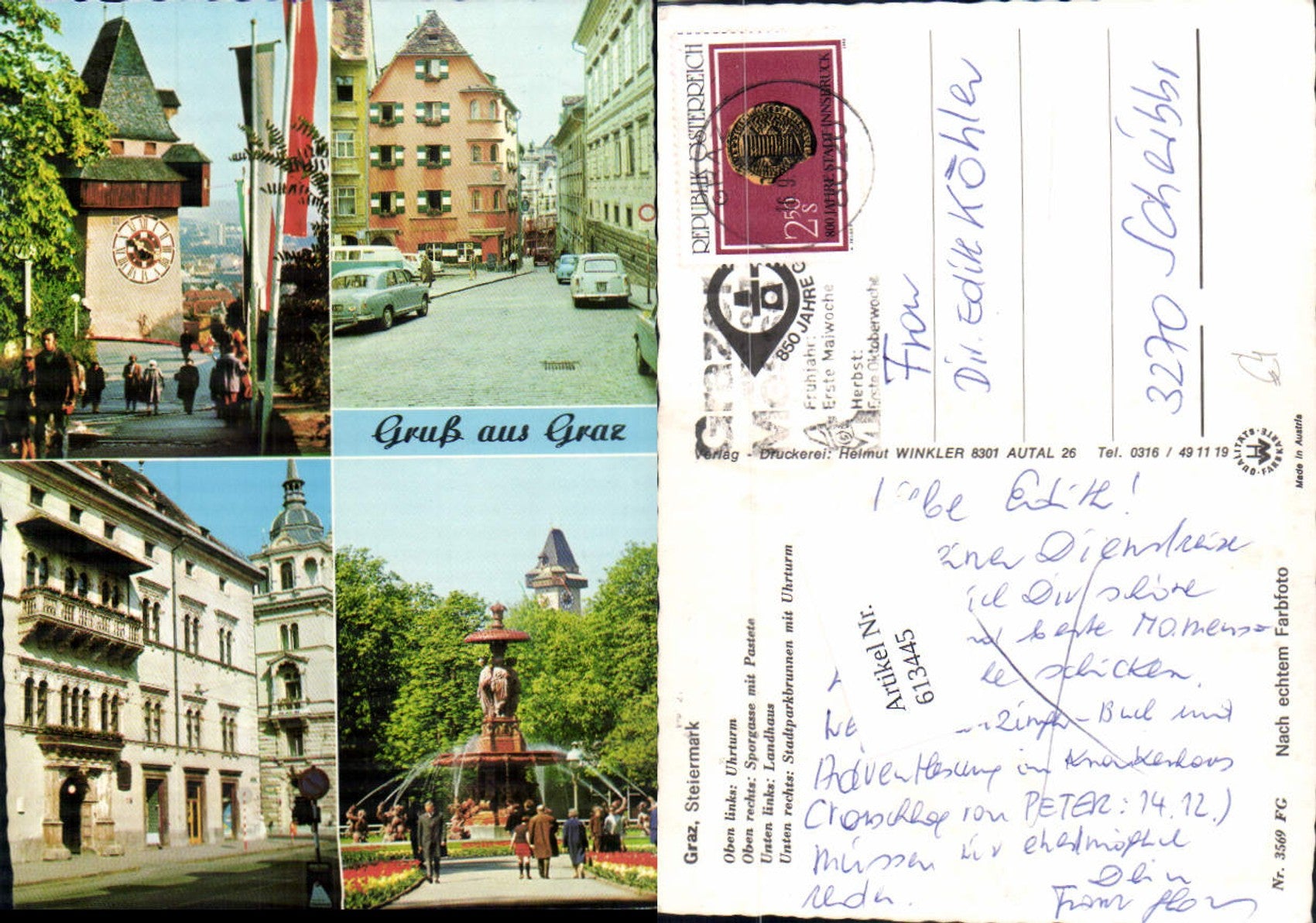 Alte Ansichtskarte – Old Postcard