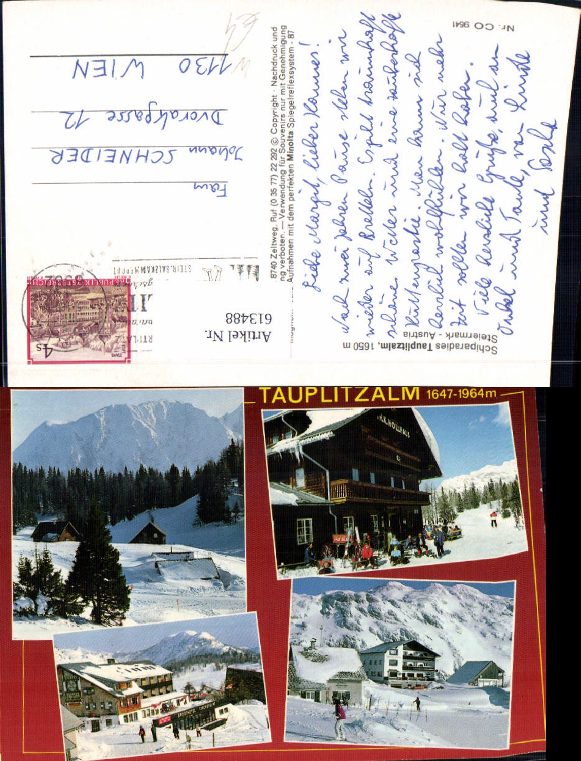 Alte Ansichtskarte – Old Postcard